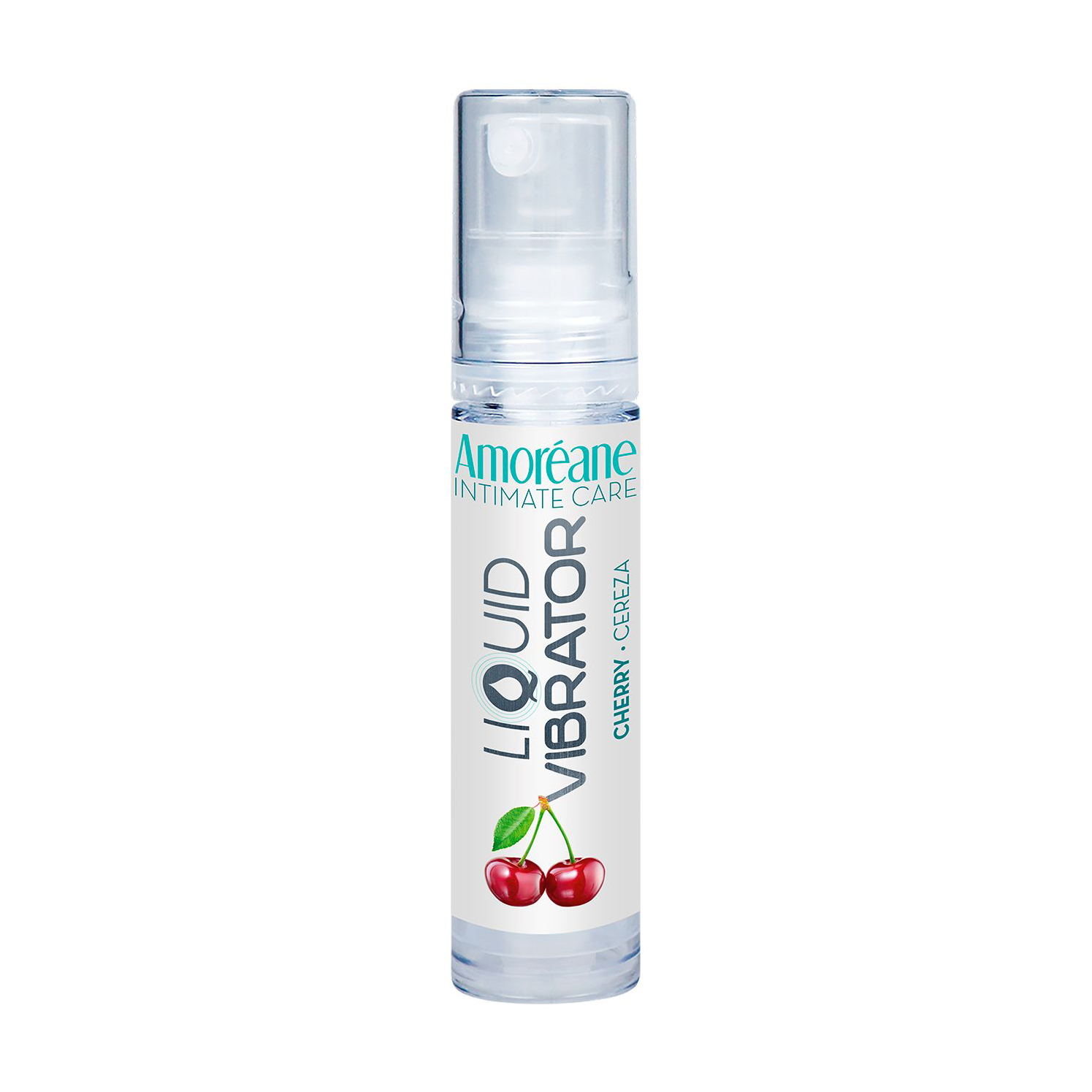 Рідкий вібратор Amoreane Liquid Vibrator Cherry, 10 мл